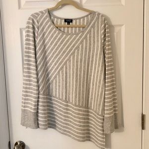 NWOT Jones New York Asym Knit Top, sz XL